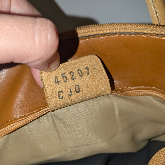 Longchamp Tan Pebble Leather Dome Handbag - Picture 12 of 12